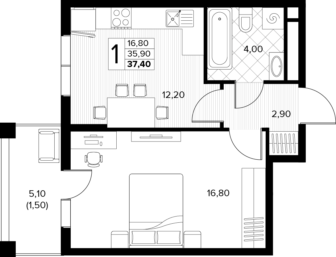 Квартира №62