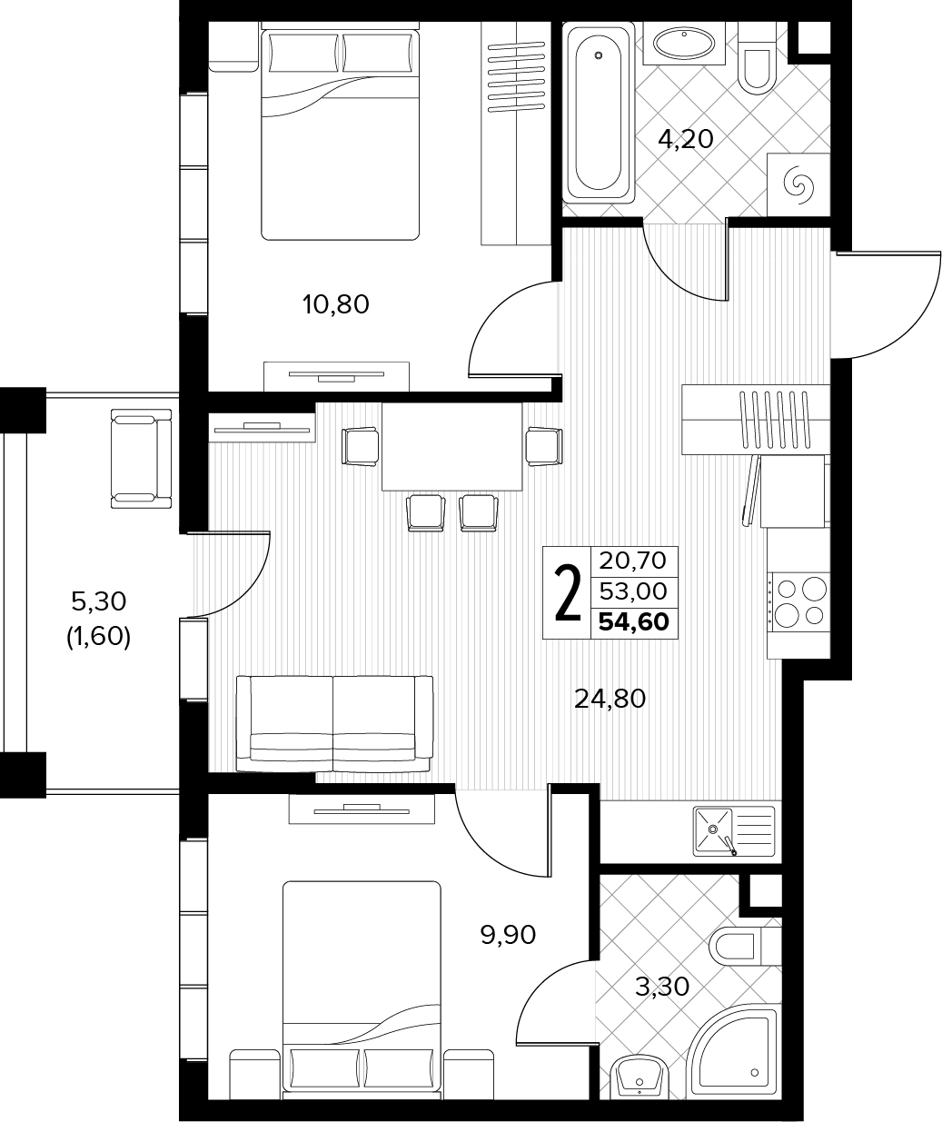 Квартира №3